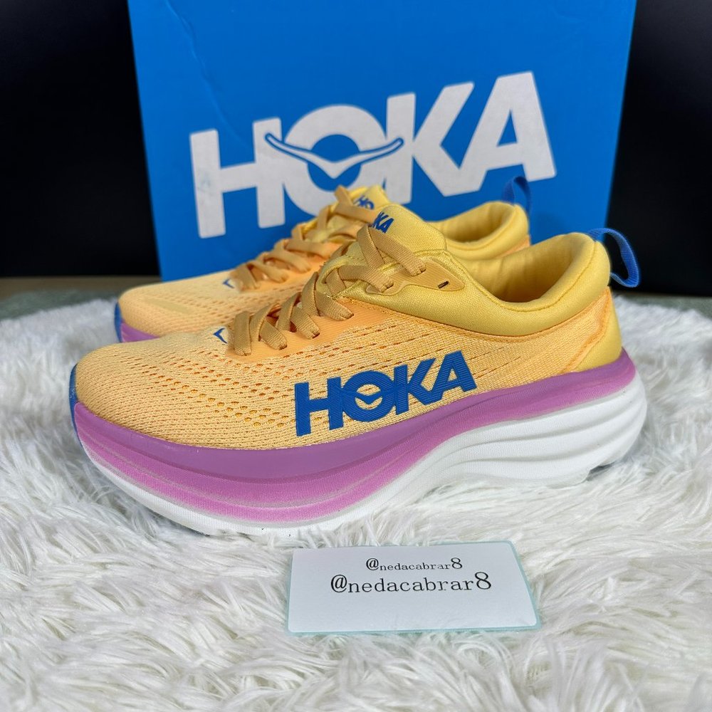 ✨Hoka Bondi 8 Sneaker Impala/Cyclamen Running Shoes